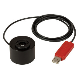PM16-144 - Измеритель мощности с USB интерфейсом, фотодиодный датчик на основе InGaAs, конфигурация: интегрирующая сфера, рабочий диапазон: 800 - 1700 нм, макс. детектируемая мощность: 500 мВт, съемный FC адаптер для сопряжения с волокном, Thorlabs