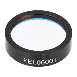 FEL0600 - Длинноволновый фильтр, Ø1", длина волны среза: 600 нм, Thorlabs