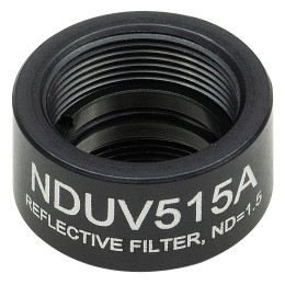 NDUV515A - Отражающий нейтральный светофильтр, Ø1/2", UVFS, резьба на оправе: SM05, оптическая плотность: 1.5, Thorlabs