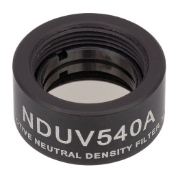 NDUV540A - Отражающий нейтральный светофильтр, UVFS, Ø1/2", резьба на оправе: SM05, оптическая плотность: 4.0, Thorlabs