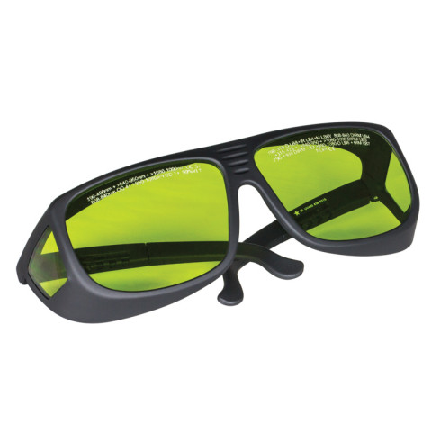 LG1 - Лазерные защитные очки, светло-зеленые линзы, пропускание видимого излучения 59%, можно носить поверх мед. очков, Thorlabs