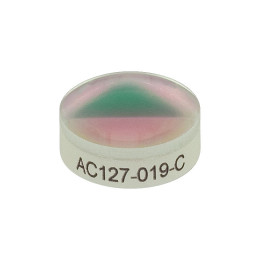 AC127-019-C - Ахроматический дублет, фокусное расстояние: 19.0 мм, Ø1/2", просветляющее покрытие: 1050 - 1700 нм, Thorlabs