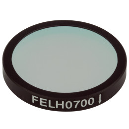 FELH0700 - Длинноволновый светофильтр, Ø25.0 мм, длина волны среза: 700 нм, Thorlabs