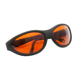 LG10B - Лазерные защитные очки, янтарно-желтые линзы, пропускание видимого излучения 35%, нельзя носить поверх мед. очков, Thorlabs