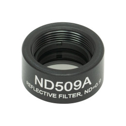 ND509A - Отражающий нейтральный светофильтр, Ø1/2", резьба на оправе: SM05, оптическая плотность: 0.9, Thorlabs