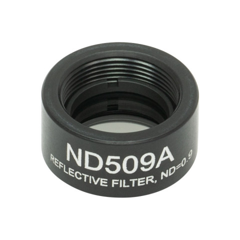 ND509A - Отражающий нейтральный светофильтр, Ø1/2", резьба на оправе: SM05, оптическая плотность: 0.9, Thorlabs