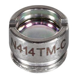N414TM-C - Асферическая линза Rochester в оправе, f = 3.3 мм, NA = 0.47, просветляющее покрытие: 1050-1620 нм, Thorlabs