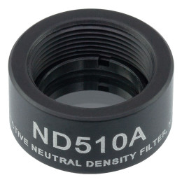ND510A - Отражающий нейтральный светофильтр, Ø1/2", резьба на оправе: SM05, оптическая плотность: 1.0, Thorlabs