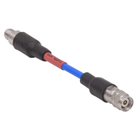 TMKF4 - Сверхвысокочастотный кабель, 2 разъема: штекерный разъем: 2.4 мм, гнездовой разъем: 2.92 мм, длина: 4" (102 мм), Thorlabs