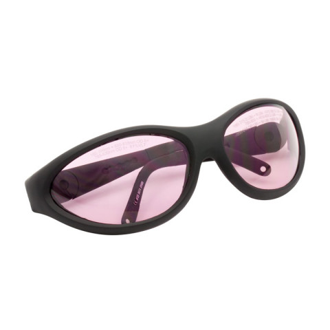 LG5B - Лазерные защитные очки, розовые линзы, пропускание видимого излучения 61%, нельзя носить поверх мед. очков, Thorlabs