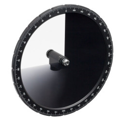 NDC-100C-4M - Плавно перестраиваемый круглый нейтральный фильтр, в оправе, диаметр: 100 мм, оптическая плотность: 0-4.0, Thorlabs