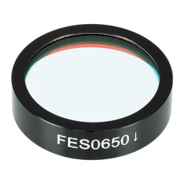 FES0650 - Коротковолновый светофильтр, Ø1", длина волны среза: 650 нм, Thorlabs