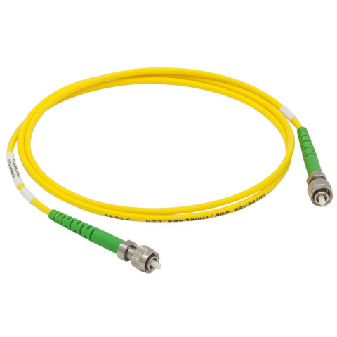 P3-460P-FC-1 - Соединительный оптоволоконный кабель с низким уровнем вносимых потерь, одномодовое оптоволокно, 1 м, диапазон рабочих длин волн: 488 - 633 нм, FC/APC разъем, Thorlabs