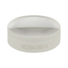 AC254-060-A - Ахроматический дублет, фокусное расстояние: 60 мм, Ø1", просветляющее покрытие: 400 - 700 нм, Thorlabs