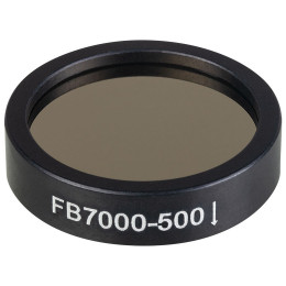 FB7000-500 - Полосовой фильтр, Ø1", центральная длина волны: 7.00 мкм, ширина полосы пропускания 0.5 мкм, Thorlabs