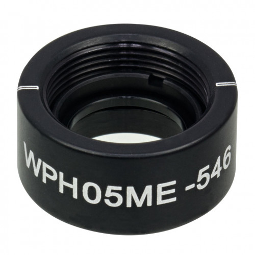 WPH05ME-546 - Полуволновая пластинка нулевого порядка из ЖК полимера в оправе, Ø1/2", рабочая длина волны: 546 нм, резьба: SM05, Thorlabs