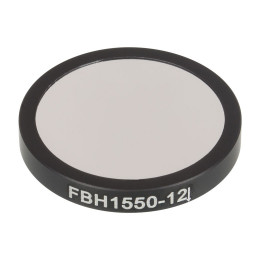 FBH1550-12 - Полосовой фильтр, Ø25 мм, центральная длина волны 1550 нм, ширина полосы пропускания 12 нм, Thorlabs