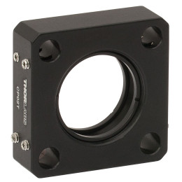 CP02T - Пластинка для каркасных систем (30 мм), резьба: SM1, толщина: 0.5", 2 стопорных кольца в комплекте, крепления: 8-32, Thorlabs