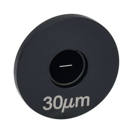 S30RD - Оптическая щель в оправе Ø1", ширина: 30 ± 2 мкм, длина: 3 мм, Thorlabs
