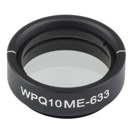 WPQ10ME-633 - Четвертьволновая пластинка из ЖК полимера в оправе, Ø1", рабочая длина волны: 633 нм, резьба: SM1, Thorlabs