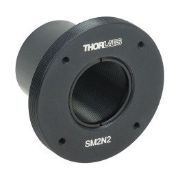 SM2N2 - Адаптер для окуляра микроскопов Nikon Eclipse или Cerna, для установки пользовательской системы детектирования, внутренняя резьба: SM1, внешняя резьба: SM2, совместимы с каркасными системами (30 мм), Thorlabs