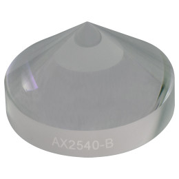 AX2540-B - Аксикон, угол при основании: 40.0°, UVFS, покрытие: 650 - 1050 нм, диаметр: Ø25.4 мм (Ø1"), Thorlabs