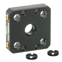 SP08 - Держатель для оптики диаметром 6 мм, для каркасных систем (16 мм), 2 стопорных кольца SM6RR в комплекте, Thorlabs