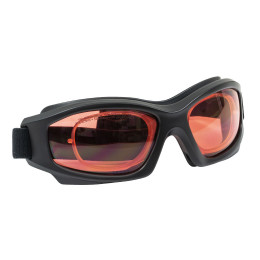 LG14C - Лазерные защитные очки, розовые линзы, пропускание видимого излучения 47%, съемный вкладыш для вставки мед. линз, регулируемый ремешок, защита от запотевания, Thorlabs