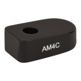 AM4C - Блок для крепления элементов на стержнях под углом 4°, крепление элементов: #8, крепление на стержнях: 8-32, Thorlabs