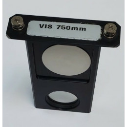 Однолучевая квадратная линза, FL 750 мм, 430–700 нм с противоотражающим покрытием