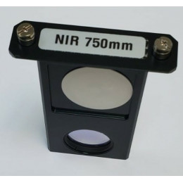 Однолучевая квадратная линза, 750 мм FL, 650–1000 нм с противоотражающим покрытием