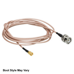 CA2672 - SMC коаксиальный кабель, гнездовой разъем SMC и штекерный разъем BNC, длина: 72" (1829 мм), Thorlabs