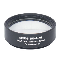 AC508-150-A-ML - Ахроматический дублет, f=150 мм, Ø2", резьба на оправе: SM2, просветляющее покрытие: 400-700 нм, Thorlabs