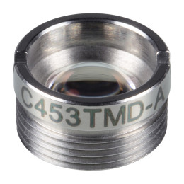 C453TMD-A - Асферическая линза в оправе, f = 4.6 мм, NA = 0.5, просветляющее покрытие: 350-700 нм, Thorlabs