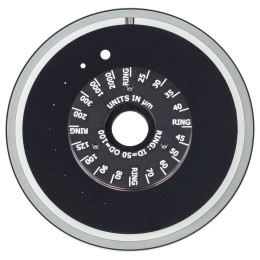 PHW16 - Диск с 16 прецизионными точечными диафрагмами, диаметр отверстий от Ø25 мкм до Ø2 мм, без крепления