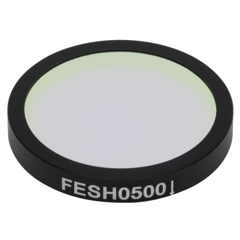 FESH0500 - Коротковолновый светофильтр, Ø25.0 мм, длина волны среза: 500 нм, Thorlabs