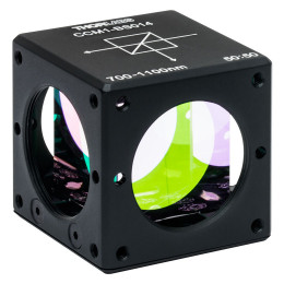 CCM1-BS014 - Светоделительный куб в оправе, не вносит изменения в поляризацию света, для каркасных систем: 30 мм, просветляющее покрытие: 700 - 1100 нм, крепления: 8-32, Thorlabs