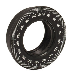LM1-A - Диск со шкалой, внутреннее кольцо держателя оптики диаметром 1" с возможностью вращения, Thorlabs