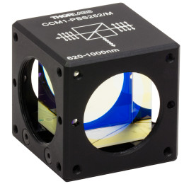 CCM1-PBS252/M - Поляризационный светоделительный куб, оправа: 30 мм, рабочий диапазон: 620-1000 нм, крепления: M4, Thorlabs