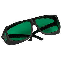 LG13 - Лазерные защитные очки, синие линзы, пропускание видимого излучения 39%, можно носить поверх мед. очков, Thorlabs