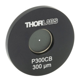 P300CB - Точечная диафрагма в оправе Ø1", диаметр отверстия: 300 ± 8 мкм, материал: позолоченная медь, Thorlabs