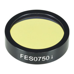 FES0750 - Коротковолновый светофильтр, Ø1", длина волны среза: 750 нм, Thorlabs