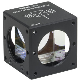 CCM1-PBS25-532-HP/M - Поляризационный светоделительный кубик в оправе, для каркасных систем: 30 мм, для работы с излучением высокой мощности: 532 нм, крепления: M4, Thorlabs