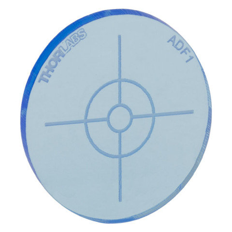 ADF1 - Флюоресцирующий юстировочный диск, синий, Thorlabs