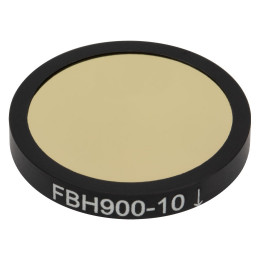 FBH900-10 - Полосовой фильтр, Ø25 мм, центральная длина волны: 900 нм, ширина полосы пропускания: 10 нм, Thorlabs