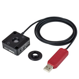 PM16-405 - Измеритель мощности с USB интерфейсом, сенсор на основе термоэлемента, рабочий диапазон: 0.19 - 20 мкм, макс. детектируемая мощность: 5 Вт, Thorlabs