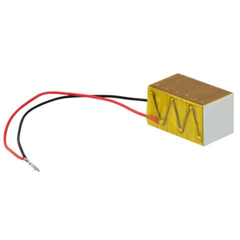 PK4HYP1 - Пьезоэлектрический элемент с многослойной дискретной структурой, напряжение: 150 В, смещение: 40.0 мкм, размеры: 10.0 мм x 10.0 мм x 40.7 мм, полусфера и плоская пластинка на торцах для создания контакта с подвижным элементом, Thorlabs