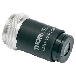 LMU-15X-266 - Фокусирующий объектив MicroSpot, 15X, просветляющее покрытие: 255 - 280 нм, NA=0.32, Thorlabs