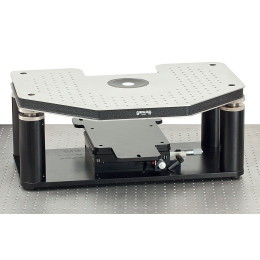 GHB-AE - Платформа Gibraltar для микроскопов Zeiss Axio Examiner: система позиционирования с ручным управлением, верхняя плита стальная, плита-основание, Thorlabs