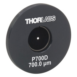 P700D - Прецизионная точечная диафрагма в оправе Ø1", диаметр отверстия: 700 ± 10 мкм, Thorlabs